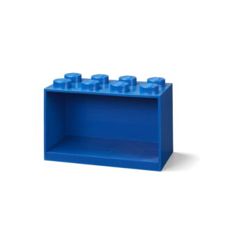 Detská modrá nástenná polica LEGO® Brick 8 – Obrázok 2