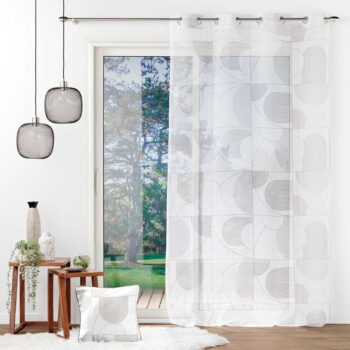 Biela voálová záclona 140x280 cm Esquisse – douceur d'intérieur - Image 3