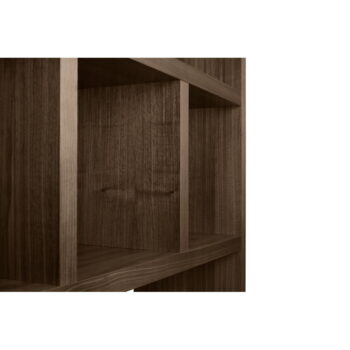 Hnedá knižnica v dekore orecha 150x198 cm Berlin – TemaHome - Image 4