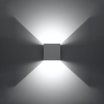 Biele LED nástenné svietidlo Pinio – Nice Lamps - Image 10