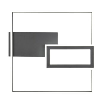 Čierne LED stropné svietidlo 50x53 cm Spiro – Trio - Image 5