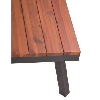 Sivý záhradný lounge set z masívu akácie pre 4 Theresa – Garden Pleasure – Obrázok 3