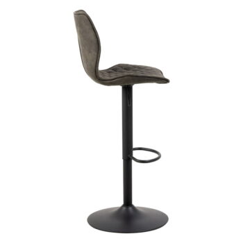 Tmavozelené otočné barové stoličky v súprave 2 ks 116 cm Naomi – Actona - Image 4