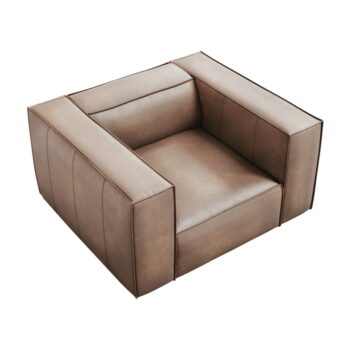 Svetlohnedé kožené kreslo Madame - Windsor & Co Sofas - Image 3