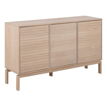 Nízka komoda v dekore duba v prírodnej farbe 135x80 cm Linley – Actona - Image 2