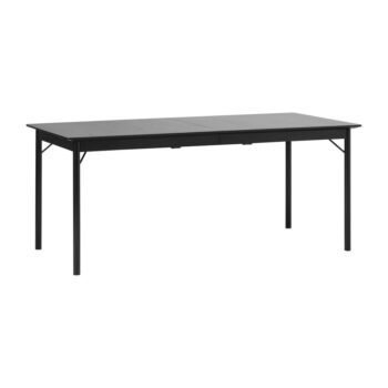Čierny jedálenský stôl 95x180 cm Savona – Unique Furniture – Obrázok 2