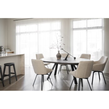 Prídavná doska k jedálenskému stolu v dekore duba 135x50 cm Maddock – Rowico - Image 4