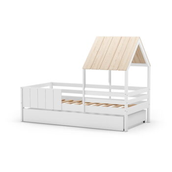 Biela zásuvka pod detskú posteľ 90x190 cm Valka – Marckeric - Image 2