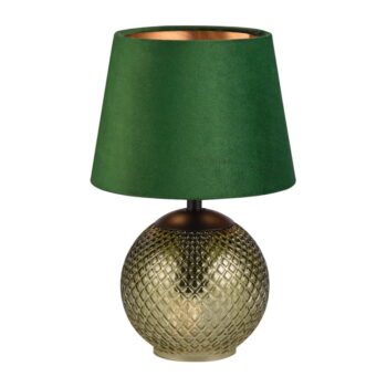 Stolová lampa v zeleno-bronzovej farbe (výška 29 cm) Jonna – Trio