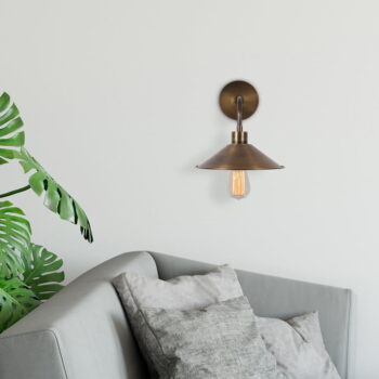 Nástenné svietidlo v bronzovej farbe ø 24 cm Berceste – Opviq lights - Image 2