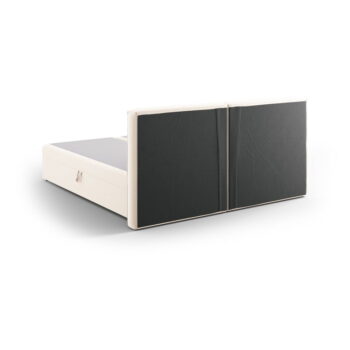 Krémová boxspring posteľ s úložným priestorom 160x200 cm Arendal – Cosmopolitan Design - Image 6