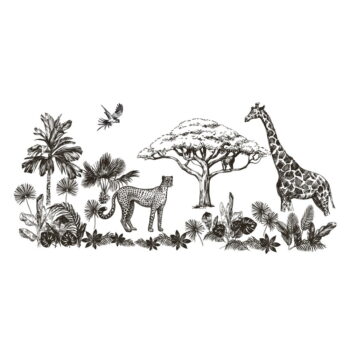 Dekoratívne samolepky na stenu Ambiance Savanna - Image 2
