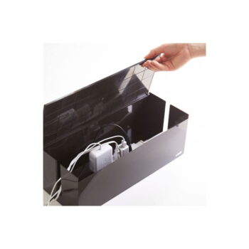 Čierno-hnedý box na nabíjačky YAMAZAKI Web Cable Box - Image 3