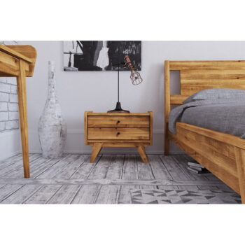 Nočný stolík z dubového dreva Retro 1 - The Beds - Image 9