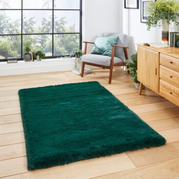 Smaragdovozelený koberec Think Rugs Super Teddy, 60 x 120 cm – Obrázok 8