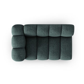 Tyrkysovomodrý modul pohovky (ľavý roh) Lupine – Micadoni Home - Image 3