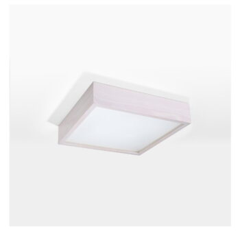 Biele stropné svietidlo so skleneným tienidlom 38.5x38.5 cm Busha - Nice Lamps - Image 2