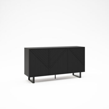 Čierna komoda 151x80x35 cm Peta – Marckeric - Image 5