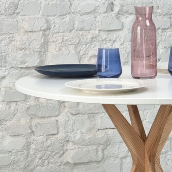 Okrúhly jedálenský stôl ø 70 cm Jubi – Ragaba - Image 3