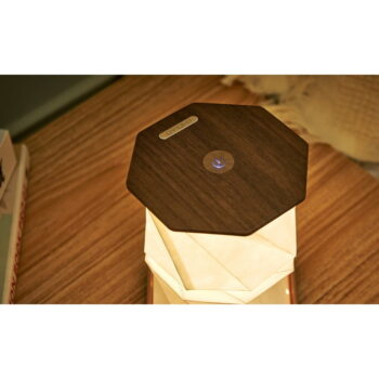 Hnedá LED stolová lampa (výška  18 cm) Twist Hexagon – Gingko – Obrázok 4