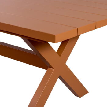 Hliníkový záhradný jedálenský stôl 100x220 cm Delta - Exotan – Obrázok 6