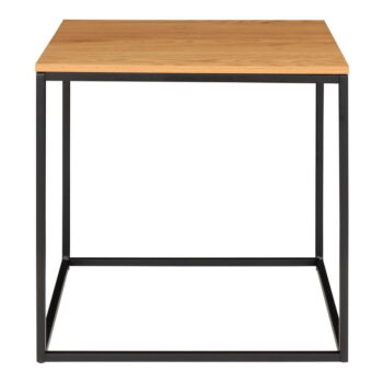 Odkladací stolík s doskou v dubovom dekore House Nordic Vita, 45 x 45 cm – Obrázok 2
