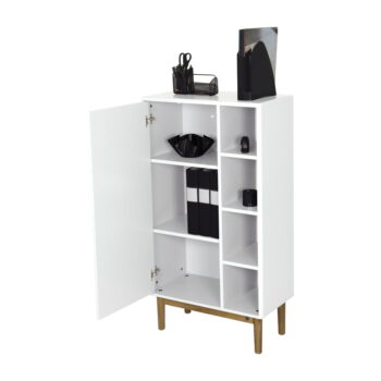 Biela vysoká/závesná kúpeľňová skrinka 66x100 cm Color Bath – Tom Tailor – Obrázok 4