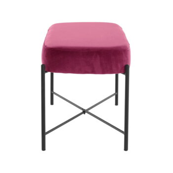 Ružová zamatová lavica Berry - Støraa - Image 3