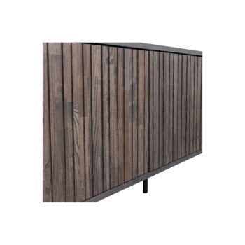 Hnedý TV stolík v dekore jaseňa 150x56 cm Gravure – WOOOD – Obrázok 7