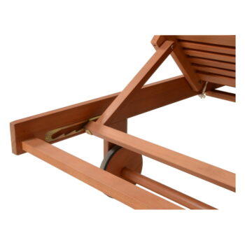 Drevené záhradné ležadlo v krémovo-prírodnej farbe San Diego – Garden Pleasure - Image 11