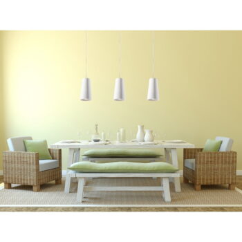 Biele keramické závesné svietidlo Nice Lamps Armica - Image 4