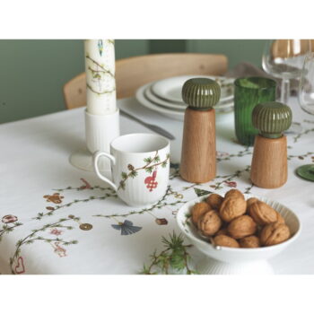 Biela porcelánová miska s vianočným motívom Hammershøi – Kähler Design – Obrázok 2