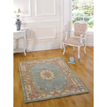 Zelený vlnený koberec Flair Rugs Aubusson, 75 × 150 cm – Obrázok 6