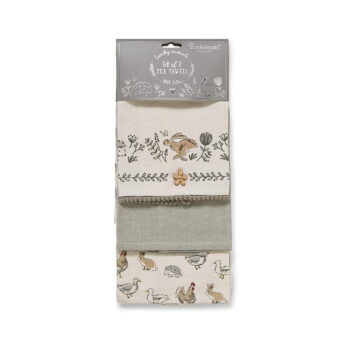 Utierky a chňapka v súprave 4 ks Country Animals – Cooksmart ® - Image 5