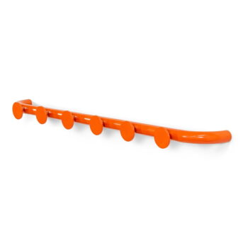 Oranžový kovový nástenný vešiak Retro – Spinder Design - Image 2
