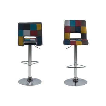 Sada 2 barových stoličiek Actona Wilma Barstool Patchwork - Image 3