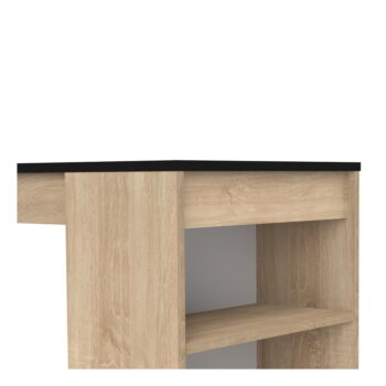 Barový stôl s čiernou doskou 50x115 cm Aravis – TemaHome - Image 8