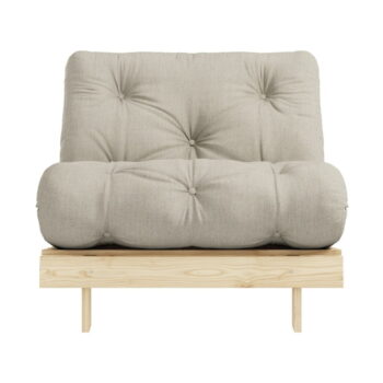 Rozkladacie kreslo s béžovým ľanovým poťahom Karup Design Roots Raw/Linen - Image 4
