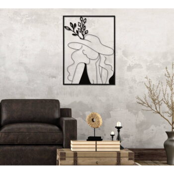 Kovová nástenná dekorácia 60x80 cm Elegant - Mauro Ferretti - Image 2