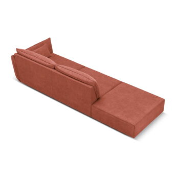 Červená leňoška (pravý roh) Vanda – Mazzini Sofas - Image 3