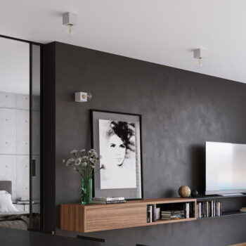 Sivé nástenné svietidlo Gabi – Nice Lamps - Image 6