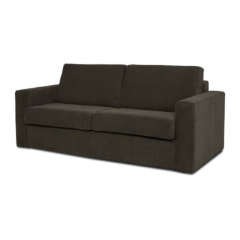 Hnedá menčestrová rozkladacia pohovka 197 cm Elbeko - Scandic – Obrázok 2