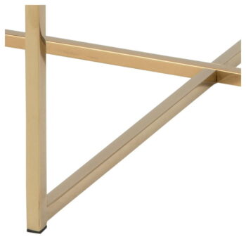 Konferenčný stolík Actona Alisma Golden, ⌀ 80 cm – Obrázok 3