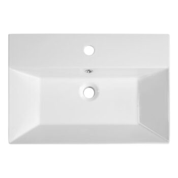 Biele keramické umývadlo 60x42 cm Sistema – Sapho - Image 3