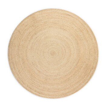 Obojstranný jutový okrúhly koberec v prírodnej farbe ø 100 cm Braided Ivory – Hanse Home – Obrázok 6