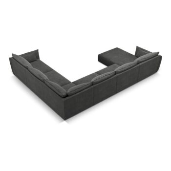 Sivá rohová pohovka (pravý roh) Vanda - Mazzini Sofas - Image 3