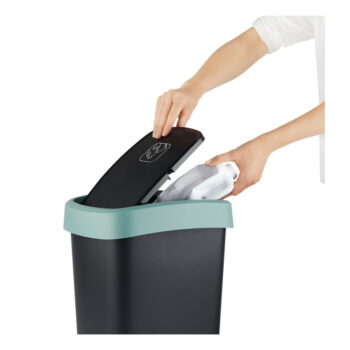 Odpadkový kôš z recyklovaného plastu 25 l Twist - Rotho – Obrázok 8