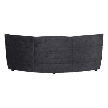 Antracitová zamatová variabilná rohová pohovka Bag – WOOOD - Image 3