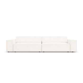 Béžová pohovka z textílie bouclé 204 cm Jodie – Micadoni Home