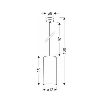 Závesné svietidlo v prírodnej farbe ø 12 cm Aragona – Candellux Lighting - Image 3